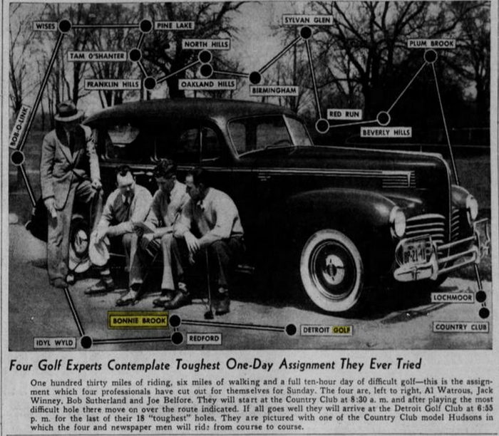 Bonnie Brook Golf Course - May 16 1940 Article